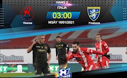 Nhận định bóng đá Vicenza vs Frosinone 3h00 ngày 16/1 (Hạng 2 Italia 2020/21)