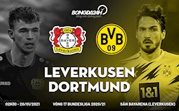 Nhận định bóng đá Leverkusen vs Dortmund 2h30 ngày 20/1 (Bundesliga 2020/21)