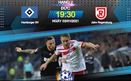 Nhận định bóng đá Hamburg vs Jahn Regensburg 19h30 ngày 3/1 (Hạng 2 Đức 2020/21)