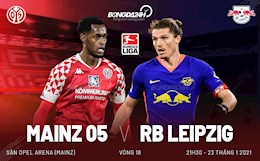 Nhận định bóng đá Mainz vs Leipzig 21h30 ngày 23/1 (Bundesliga 2020/21)