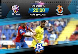 Nhận định bóng đá Huesca vs Villarreal 20h00 ngày 23/1 (La Liga 2020/21)