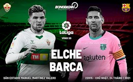 Nhận định bóng đá Elche vs Barca 22h15 ngày 24/1 (La Liga 2020/21)