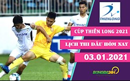 Lịch thi đấu và trực tiếp Cúp Thiên Long 2021 hôm nay 3/1:  Zico Thái ra mắt?!