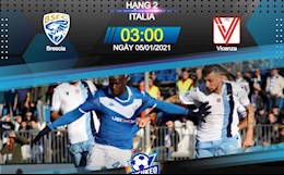 Nhận định bóng đá Brescia vs Vicenza 3h00 ngày 5/1 (Hạng 2 Italia 2020/21)