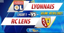 Nhận định bóng đá Lyon vs Lens 3h00 ngày 7/1 (Ligue 1 2020/21)