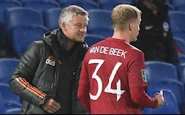 Liên tục ngồi dự bị, Van de Beek chất vấn HLV Solskjaer