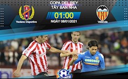 Nhận định bóng đá Yeclano vs Valencia 1h00 ngày 8/1 (Cúp Nhà vua TBN 2020/21)