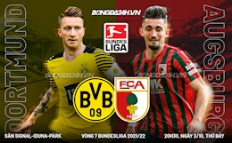 Nhận định, dự đoán Dortmund vs Augsburg 20h30 ngày 2/10 (Bundesliga 2021/22)