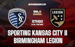 Nhận định Sporting Kansas City II vs Birmingham Legion 7h00 ngày 2/10 (Hạng Nhất Mỹ 2021/22)