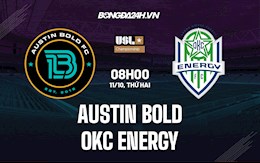 Nhận định bóng đá Austin Bold vs OKC Energy 8h00 ngày 11/10 (Hạng Nhất Mỹ 2021)