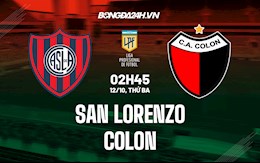 Nhận định bóng đá San Lorenzo vs Colon 2h45 ngày 12/10 (VĐQG Argentina 2021)
