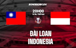 Nhận định, dự đoán Đài Loan vs Indonesia 20h00 ngày 11/10 (Vòng loại Asian Cup 2023)