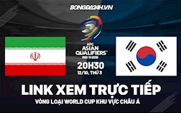 Link xem Iran vs Hàn Quốc VL World Cup 2022 hôm nay 12/10 miễn phí
