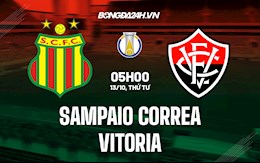 Nhận định Sampaio Correa vs Vitoria 5h00 ngày 13/10 (Hạng 2 Brazil 2021)