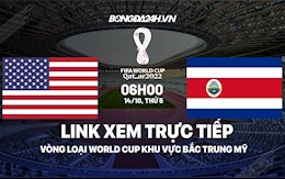 Link xem trực tiếp bóng đá Mỹ vs Costa Rica vòng loại World Cup 2022 ở đâu ?