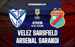 Nhận định bóng đá Velez Sarsfield vs Arsenal Sarandi 7h15 ngày 16/10 (VĐQG Argentina 2021)