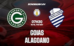 Nhận định, dự đoán Goias vs Alagoano 7h30 ngày 16/10 (Hạng 2 Brazil 2021)