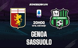 Nhận định,  Genoa vs Sassuolo 20h00 ngày 17/10 (Serie A 2021/22)