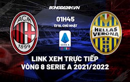 Link xem trực tiếp bóng đá AC Milan vs Verona 01h45 ngày 17/10/2021