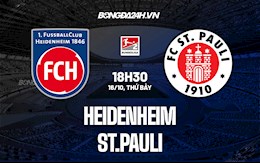 Nhận định,  Heidenheim vs St.Pauli 18h30 ngày 16/10 (Hạng 2 Đức 2021/22)