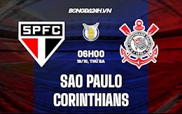 Nhận định bóng đá Sao Paulo vs Corinthians 6h00 ngày 19/10 (VĐQG Brazil 2021)