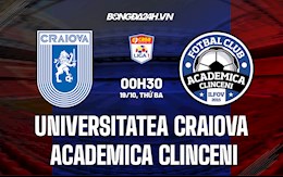 Nhận định Universitatea Craiova vs Academica Clinceni 23h00 ngày 18/10 (VĐQG Romania 2021/22)