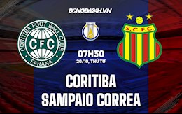 Nhận định bóng đá Coritiba vs Sampaio Correa 7h30 ngày 20/10 (Hạng 2 Brazil 2021)