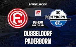 Nhận định bóng đá Dusseldorf vs Paderborn 18h30 ngày 2/10 (Hạng 2 Đức 2021/22)