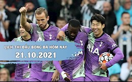 Lịch thi đấu bóng đá hôm nay 21/10/2021: Vitesse vs Tottenham