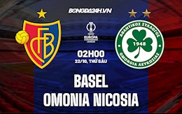 Nhận định Basel vs Omonia Nicosia 02h00 ngày 22/10 (Cúp C3 châu Âu 2021/22)