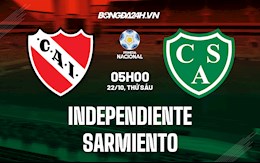 Nhận định bóng đá Independiente vs Sarmiento 5h00 ngày 22/10 (VĐQG Argentina 2021)