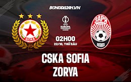 Nhận định bóng đá CSKA Sofia vs Zorya 02h00 ngày 22/10 (Europa Conference League 2021/22)