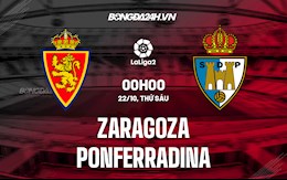 Nhận định Zaragoza vs Ponferradina 0h00 ngày 22/10 (Hạng 2 Tây Ban Nha 2021/22)