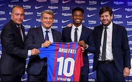 Ansu Fati thừa nhận không áp lực khi kế thừa Messi