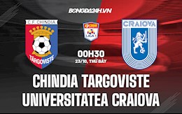 Nhận định Chindia Targoviste vs Universitatea Craiova 0h30 ngày 23/10 (VĐQG Romania 2021/22)