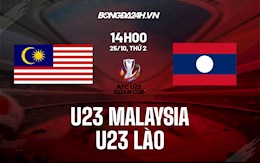 Thắng nhọc U23 Lào, U23 Malaysia tạm vượt mặt U23 Thái Lan