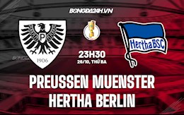 Nhận định Preussen Muenster vs Hertha Berlin 23h30 ngày 26/10 (Cúp QG Đức 2021/22)