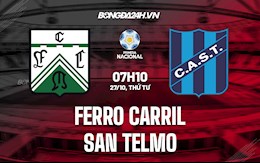 Nhận định Ferro Carril vs San Telmo 7h10 ngày  27/10 (Hạng 2 Argentina 2021/22)