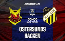 Nhận định bóng đá Ostersunds vs Hacken 0h00 ngày 28/10 (VĐQG Thụy Điển 2021)