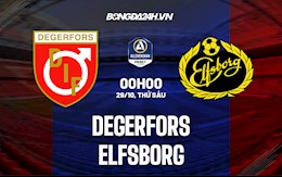 Nhận định Degerfors vs Elfsborg 0h00 ngày 29/10 (VĐQG Thụy Điển 2021/22)