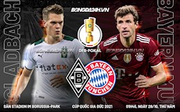 Nhận định bóng đá Gladbach vs Bayern Munich 1h45 ngày 28/10 (Cúp quốc gia Đức 2021/22)