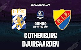 Nhận định, dự đoán Gothenburg vs Djurgaarden 0h00 ngày 29/10 (VĐQG Thụy Điển 2021)