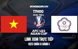 Trực tiếp VTV6 Việt Nam vs Đài Bắc Trung Hoa link xem U23 Châu Á 2021 ở đâu ?