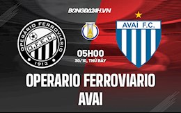 Nhận định,  Operario Ferroviario vs Avai 5h00 ngày 30/10 (Hạng 2 Brazil 2021)