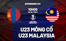 Nhận định, dự đoán U23 Mông Cổ vs U23 Malaysia 10h00 ngày 28/10 (Vòng loại U23 châu Á 2022)