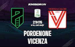 Nhận định,  Pordenone vs Vicenza 21h15 ngày 3/10 (Hạng 2 Italia 2021/22)