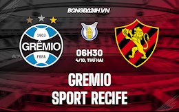 Nhận định,  Gremio vs Sport Recife 6h30 ngày 4/10 (VĐQG Brazil 2021)