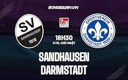 Nhận định bóng đá Sandhausen vs Darmstadt 18h30 ngày 3/10 (Hạng 2 Đức 2021/22)