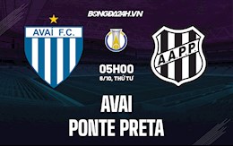 Nhận định,  Avai vs Ponte Preta 5h00 ngày 6/10 (Hạng 2 Brazil 2021)