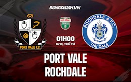 Nhận định bóng đá Port Vale vs Rochdale 1h00 ngày 6/10 (EFL Trophy 2021/22)